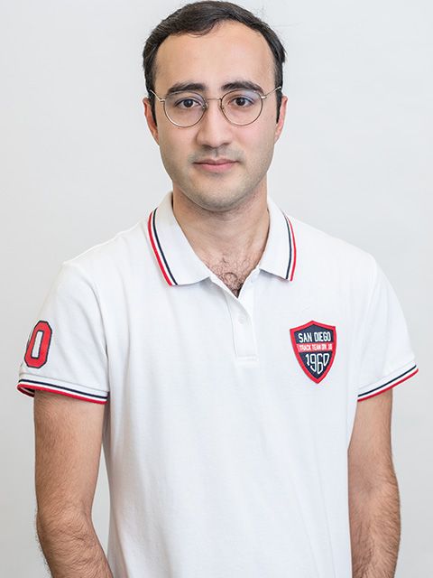Portrait photograph of staff member, Hamed Sadaghian
